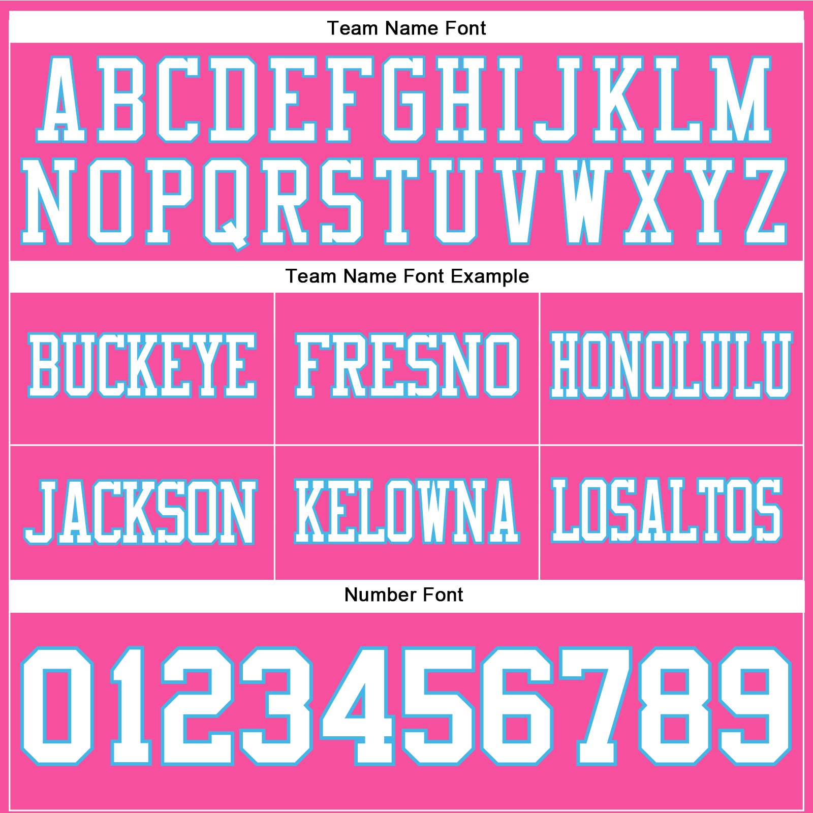 Custom Pink White-Sky Blue Authentic Football Jersey