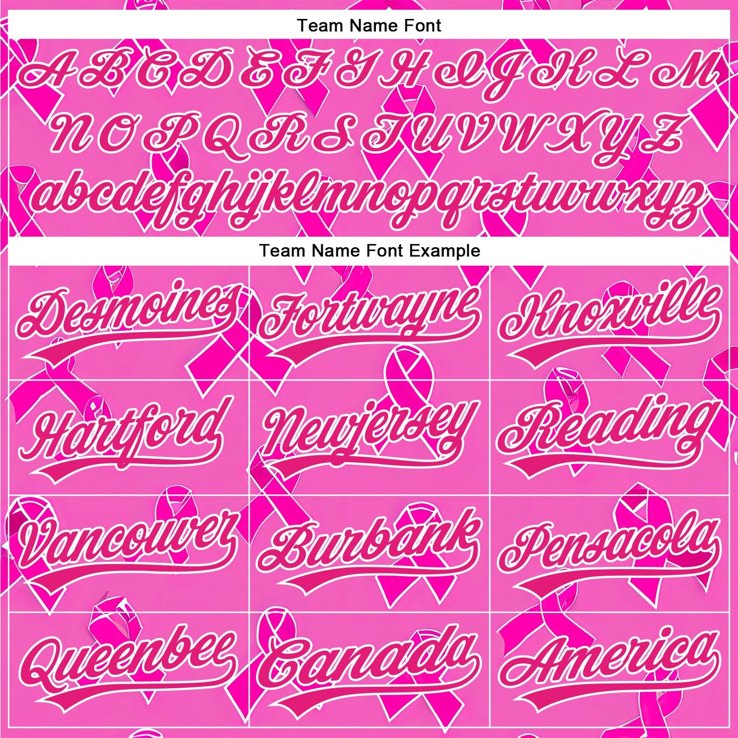 Custom Pink Hot Pink-White 3D Pink Ribbon Breast Cancer Awareness Month Women Health Care Support Performance Polo Shirt
