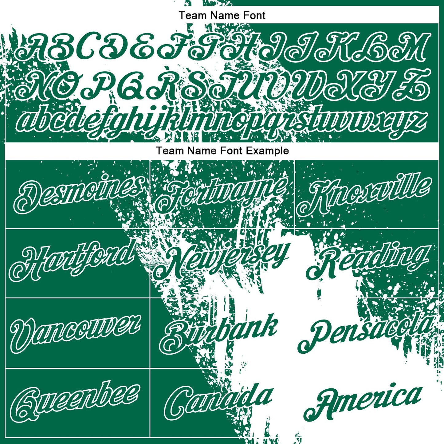 Custom White Kelly Green 3D Pattern Design Abstract Brush Stroke Performance Polo Shirt