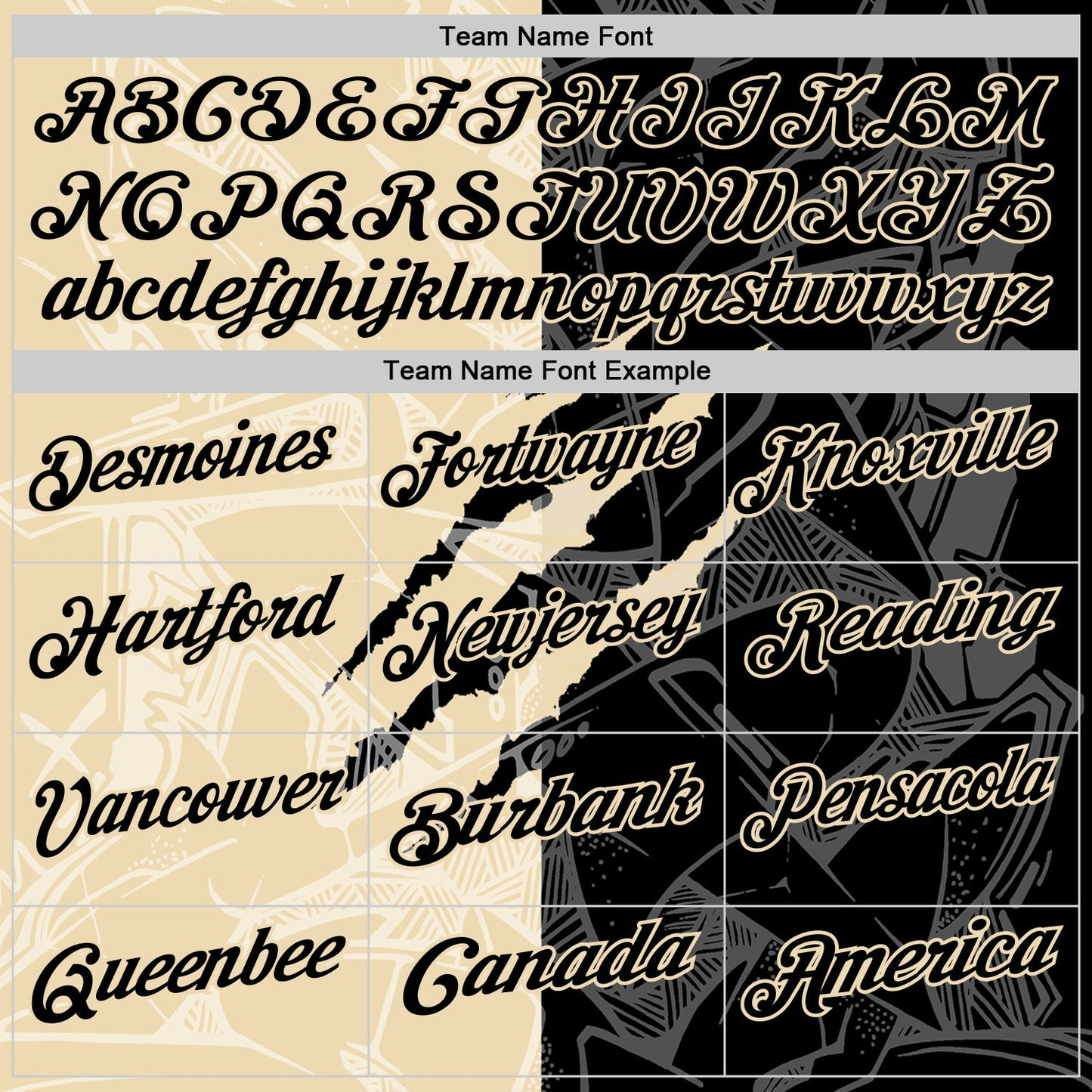 Custom Graffiti Pattern Black-Cream 3D Scratch Performance Polo Shirt