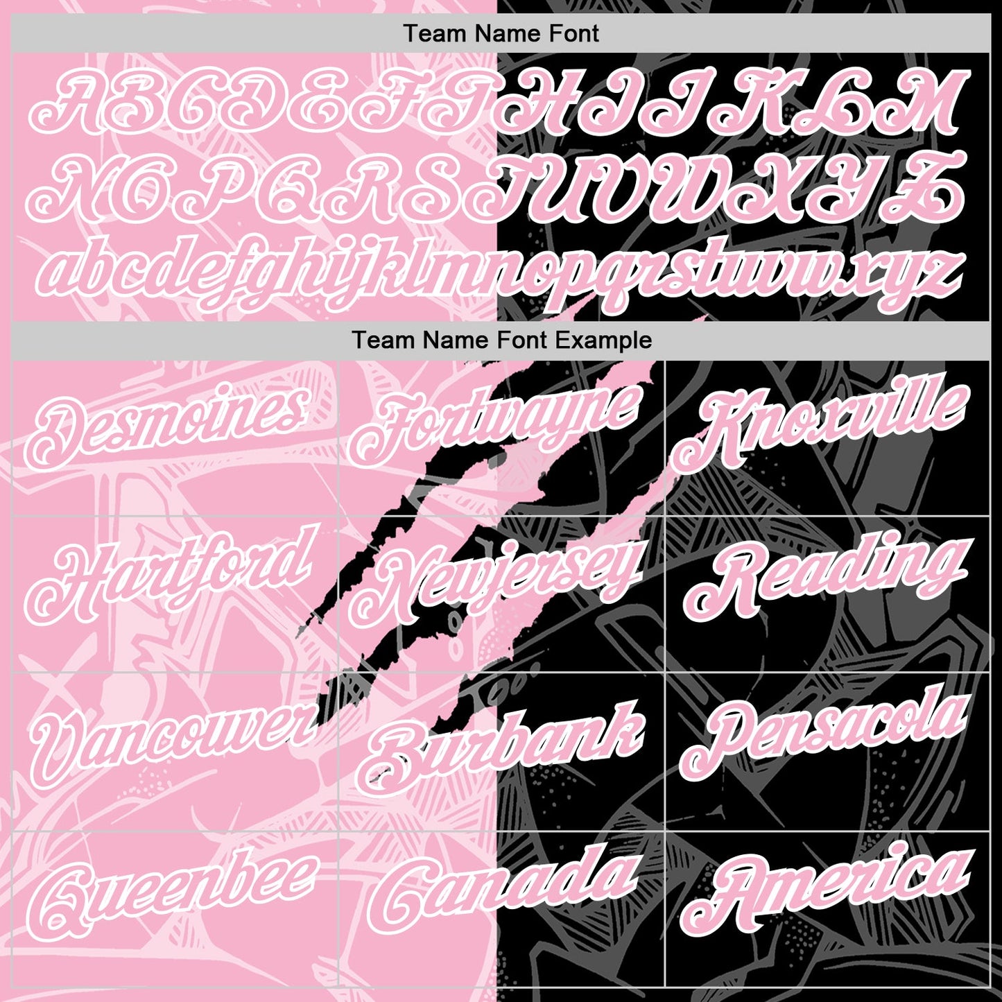 Custom Graffiti Pattern Light Pink Black-White 3D Scratch Performance Polo Shirt