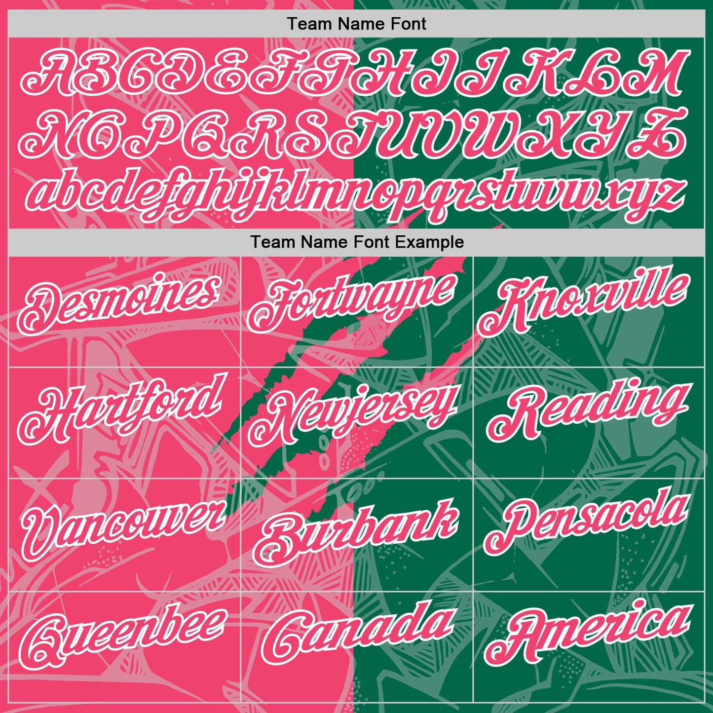 Custom Graffiti Pattern Neon Pink Kelly Green-White 3D Scratch Performance Polo Shirt