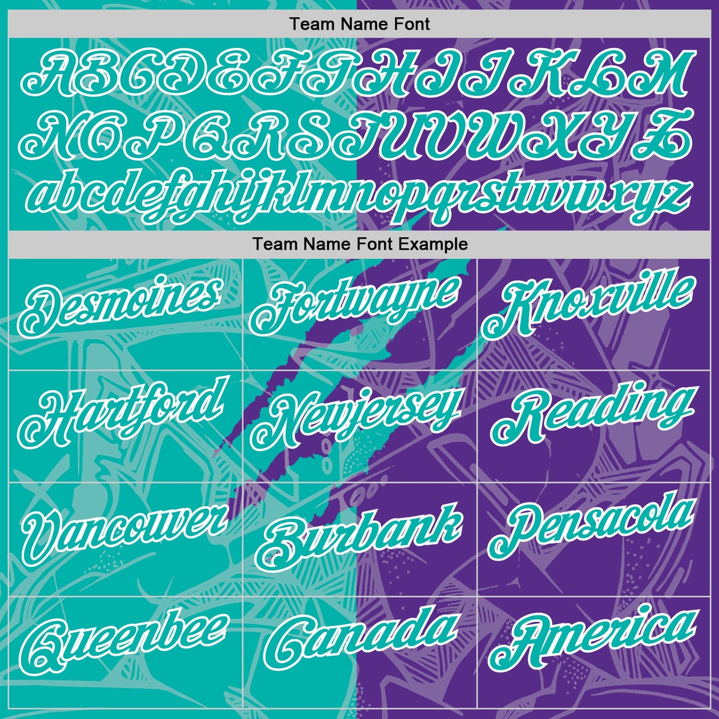 Custom Graffiti Pattern Aqua Purple-White 3D Scratch Performance Polo Shirt