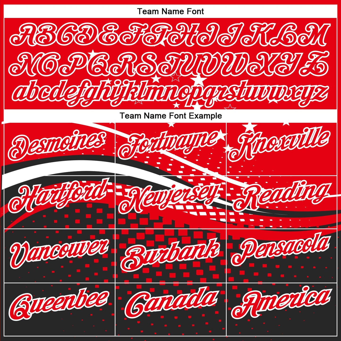 Custom Fire Red Black-White 3D Pattern Design Star And Geometric Shapes Performance Polo Shirt