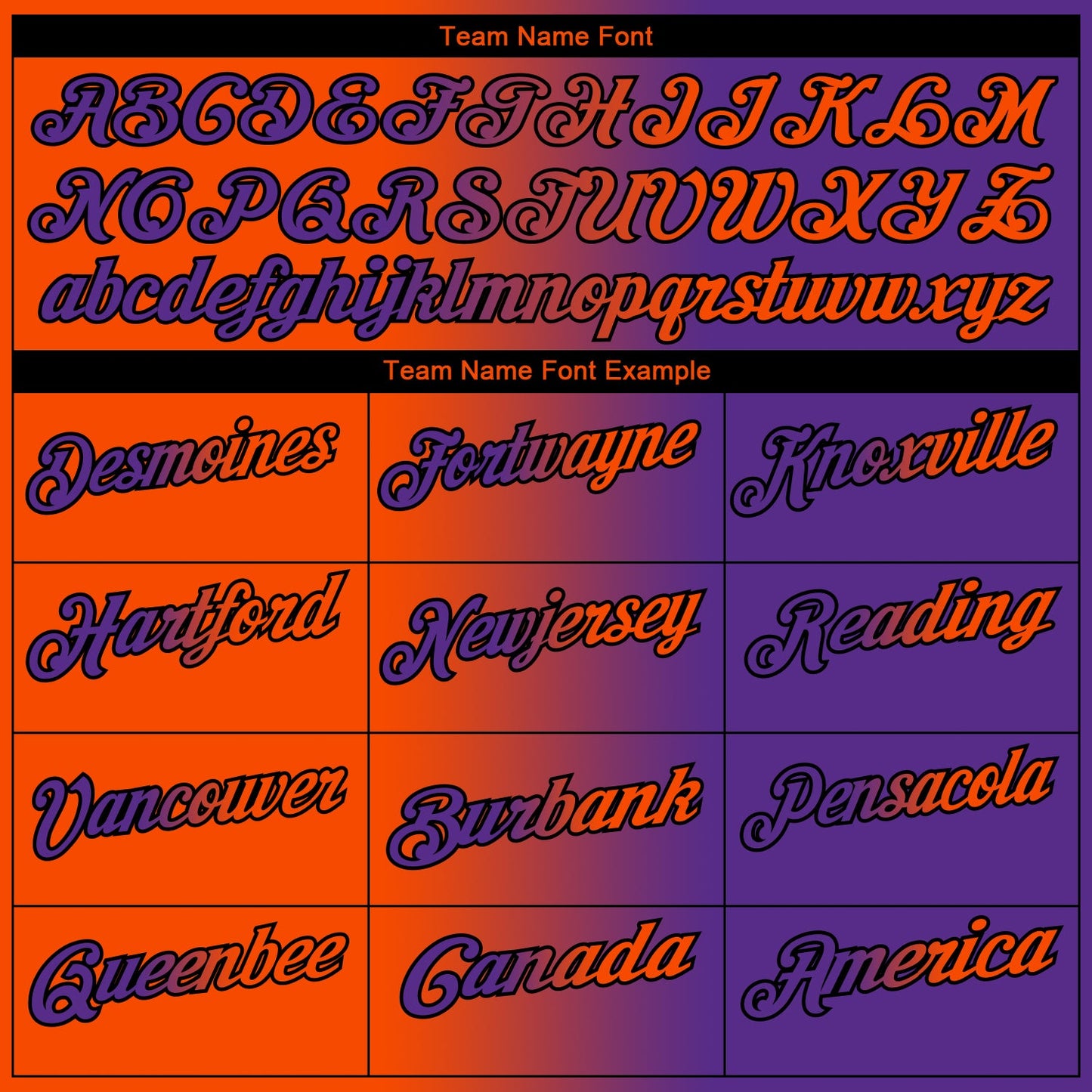 Custom Purple Orange-Black 3D Gradient Fashion Performance Polo Shirt