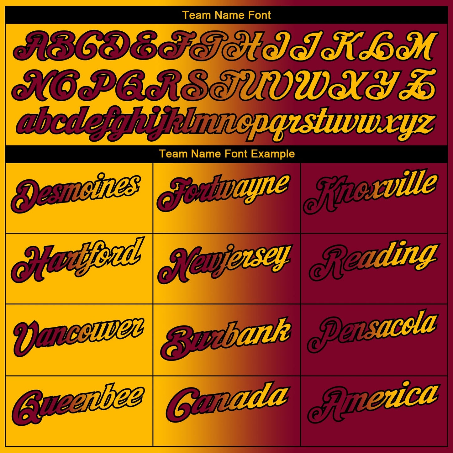 Custom Maroon Gold-Black 3D Gradient Fashion Performance Polo Shirt