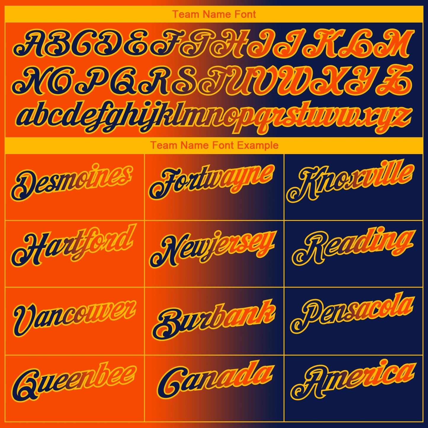 Custom Navy Orange-Gold 3D Gradient Fashion Performance Polo Shirt