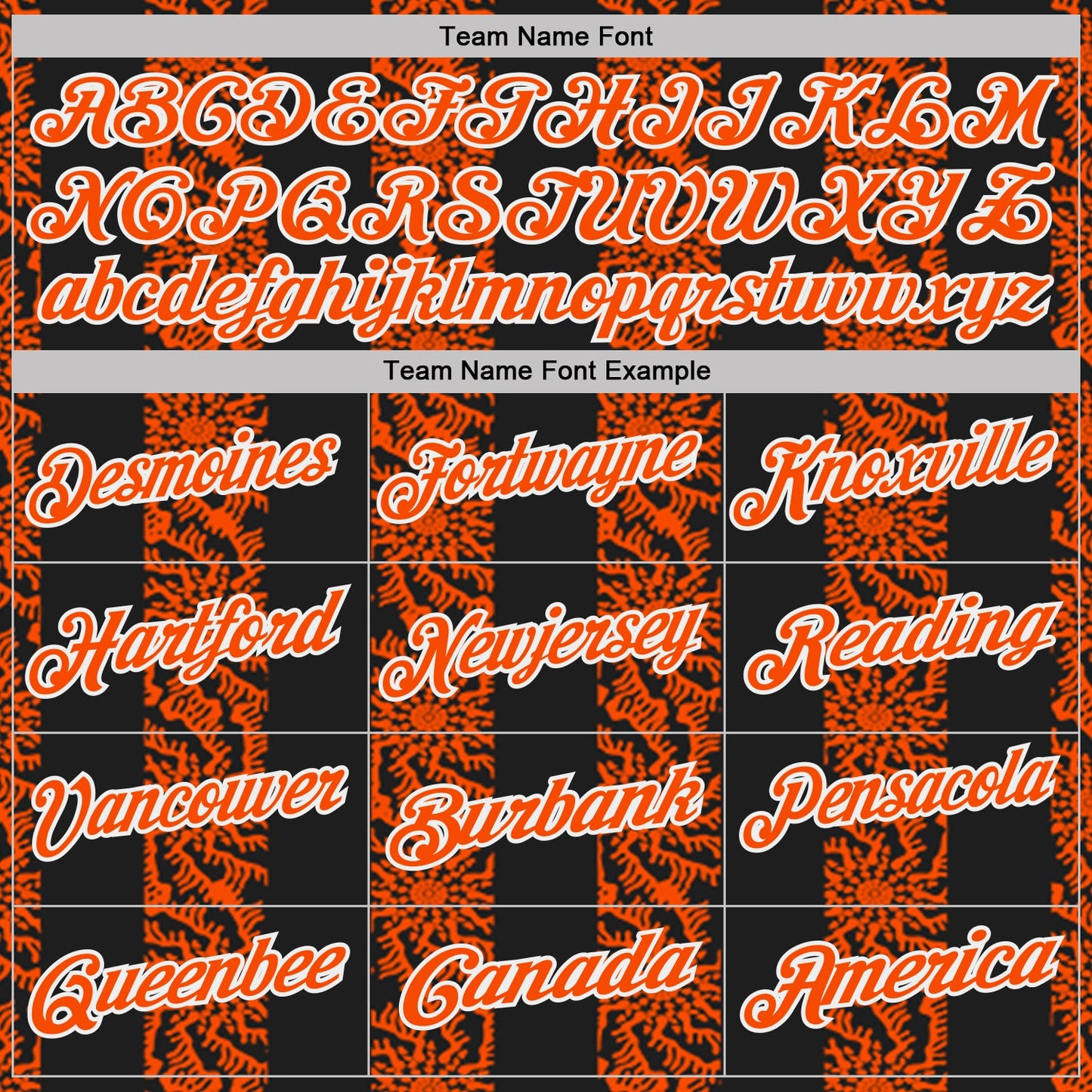 Custom Black Orange-White Abstract Floral Stripe Tribal Performance Polo Shirt