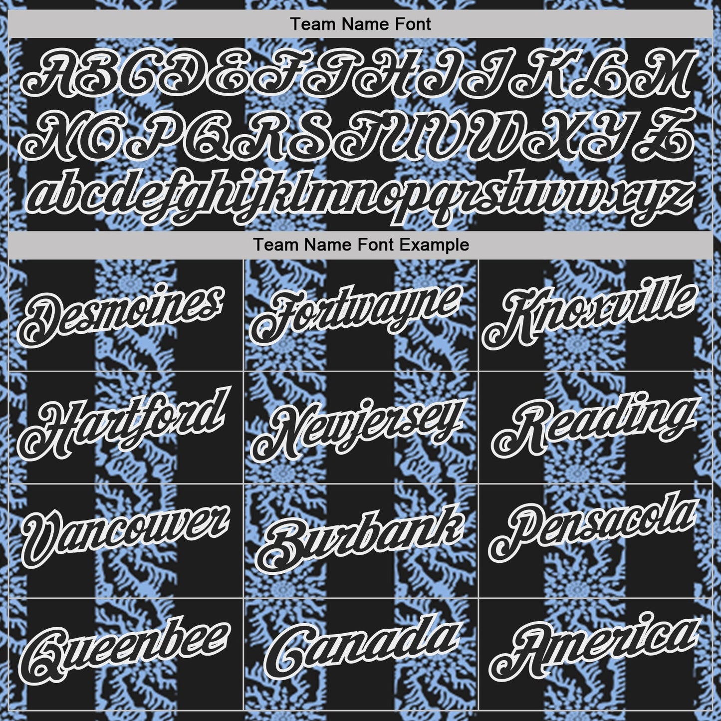 Custom Black Light Blue-White Abstract Floral Stripe Tribal Performance Polo Shirt