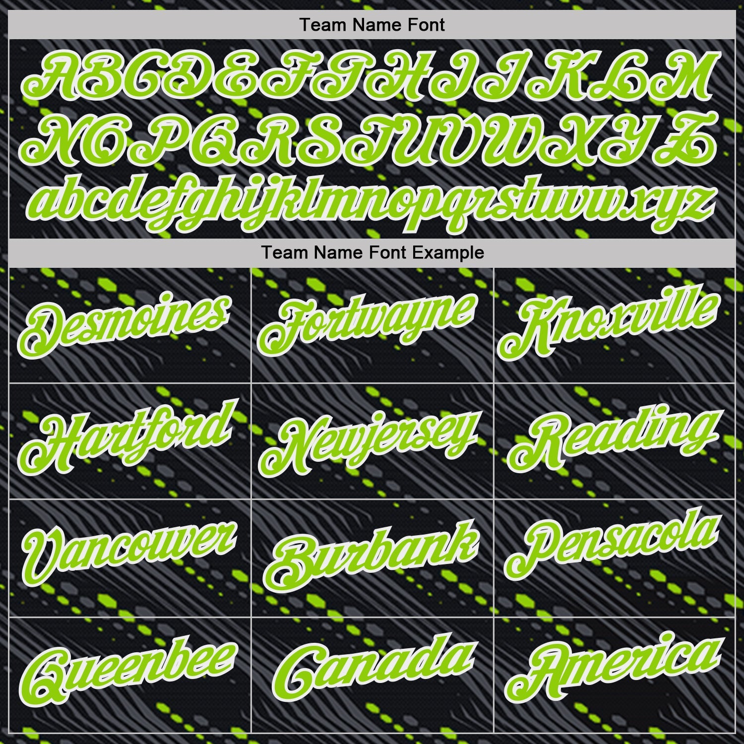 Custom Black Neon Green-White Slant Lines Cyber Mecha Tech Performance Polo Shirt