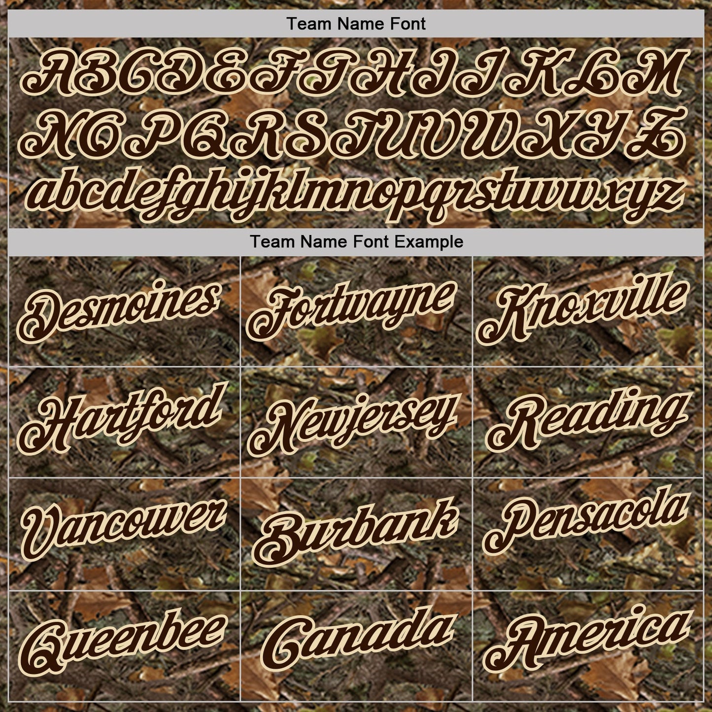 Custom Camo Brown-Cream Camo Woodland Forest Camouflage Salute To Service Performance Polo Shirt