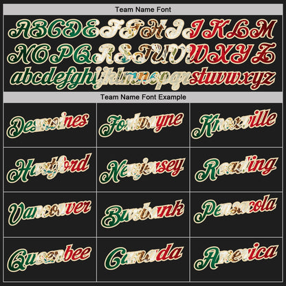 Custom Black Vintage Mexican Flag-Cream Camo Two Tone Patriotic Performance Polo Shirt