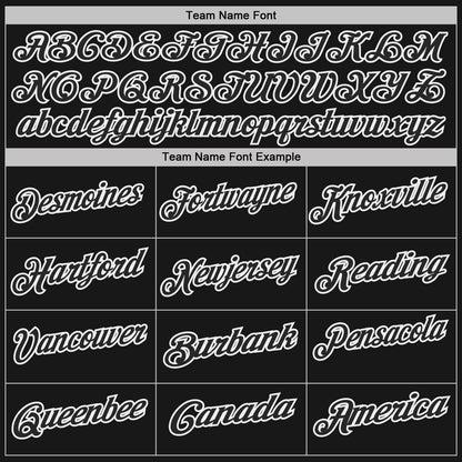 Custom Black White Pinstripe-White Performance Polo Shirt