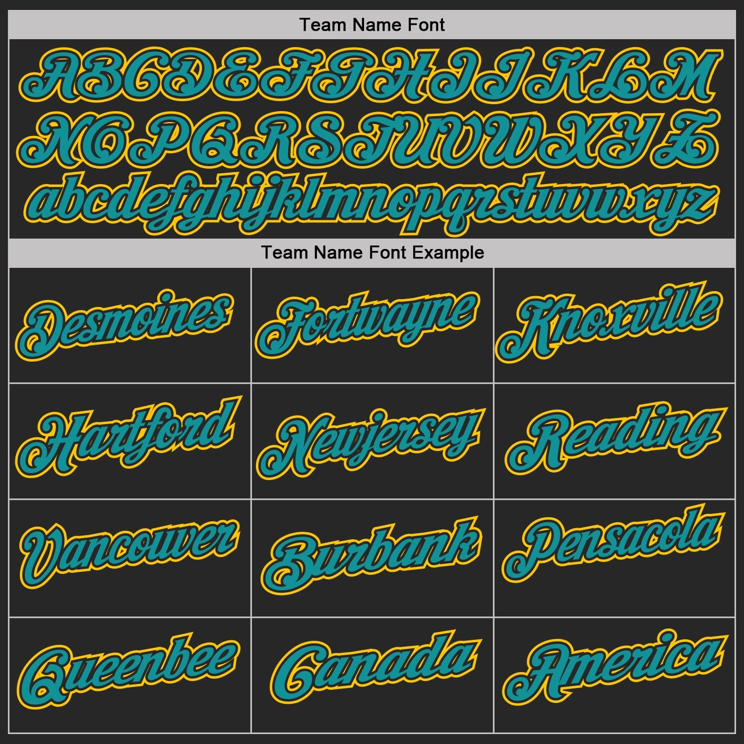 Custom Black Yellow Pinstripe-Teal Performance Polo Shirt