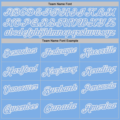 Custom Light Blue White Pinstripe-White Performance Polo Shirt