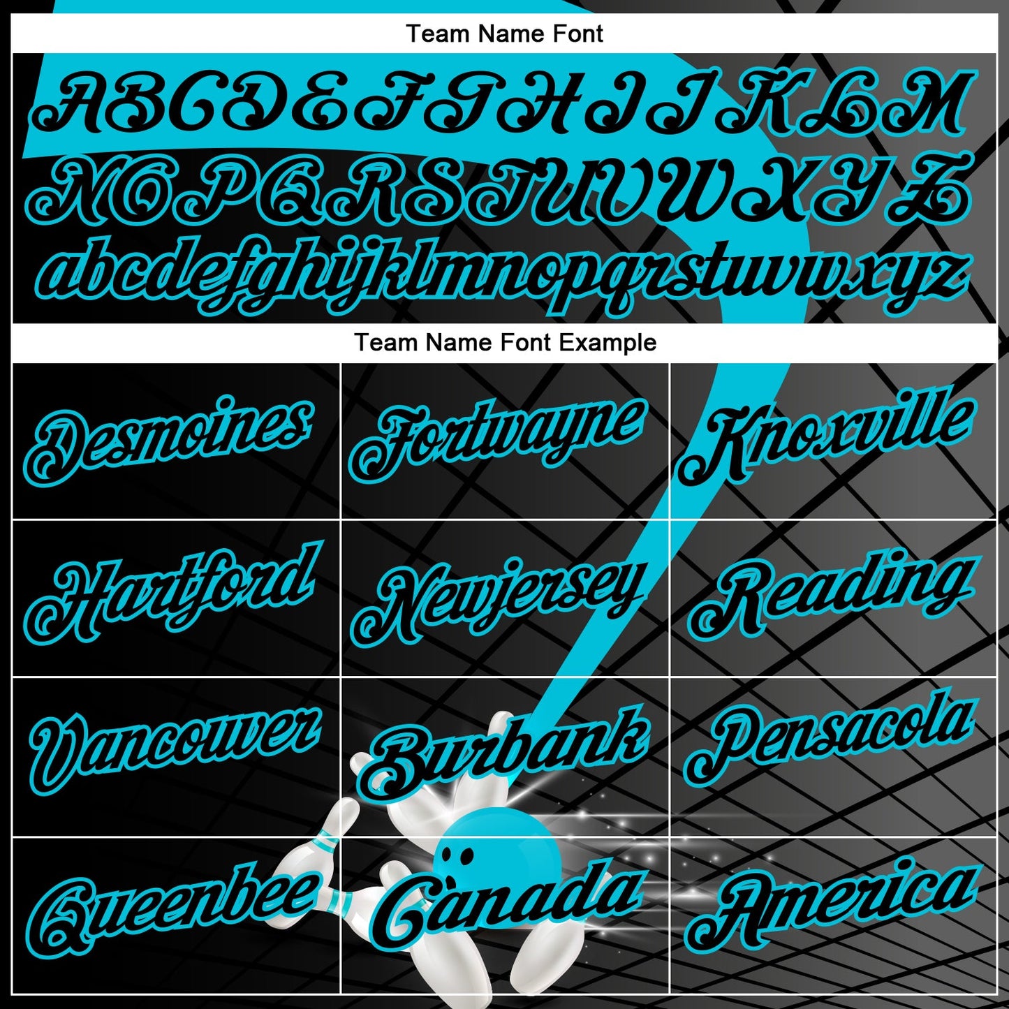 Custom Black-Lakes Blue Bowling Geometric Grid Performance Polo Shirt