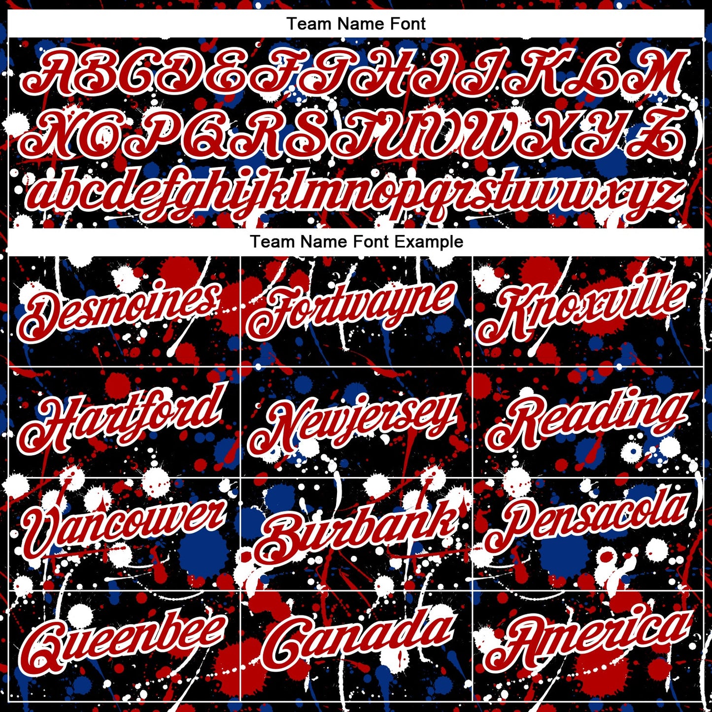 Custom Graffiti Pattern Red Black Royal-White Vibrant Multi-Color Abstract Splatter Performance Polo Shirt