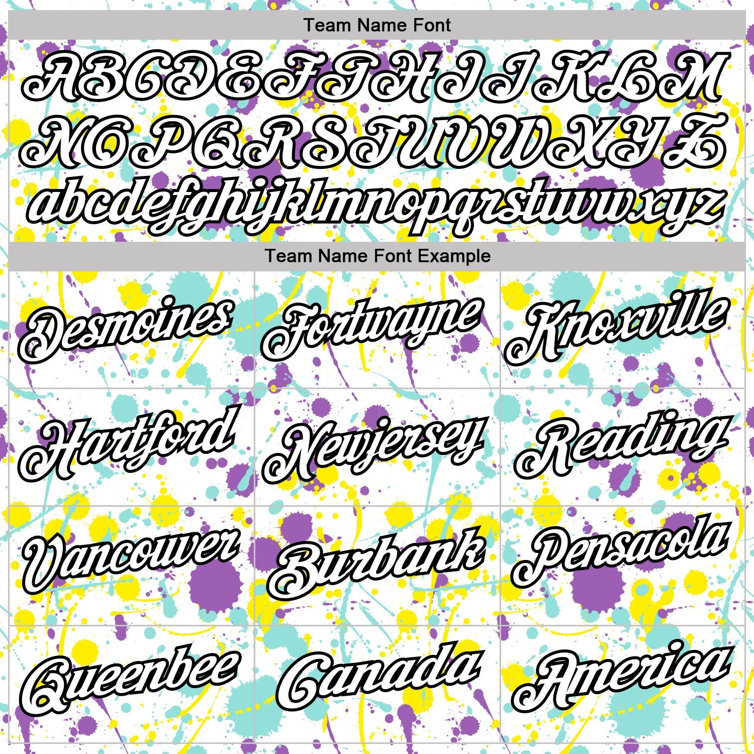Custom Graffiti Pattern White Medium Purple Ice Blue Light Yellow-Black Vibrant Multi-Color Abstract Splatter Performance Polo Shirt
