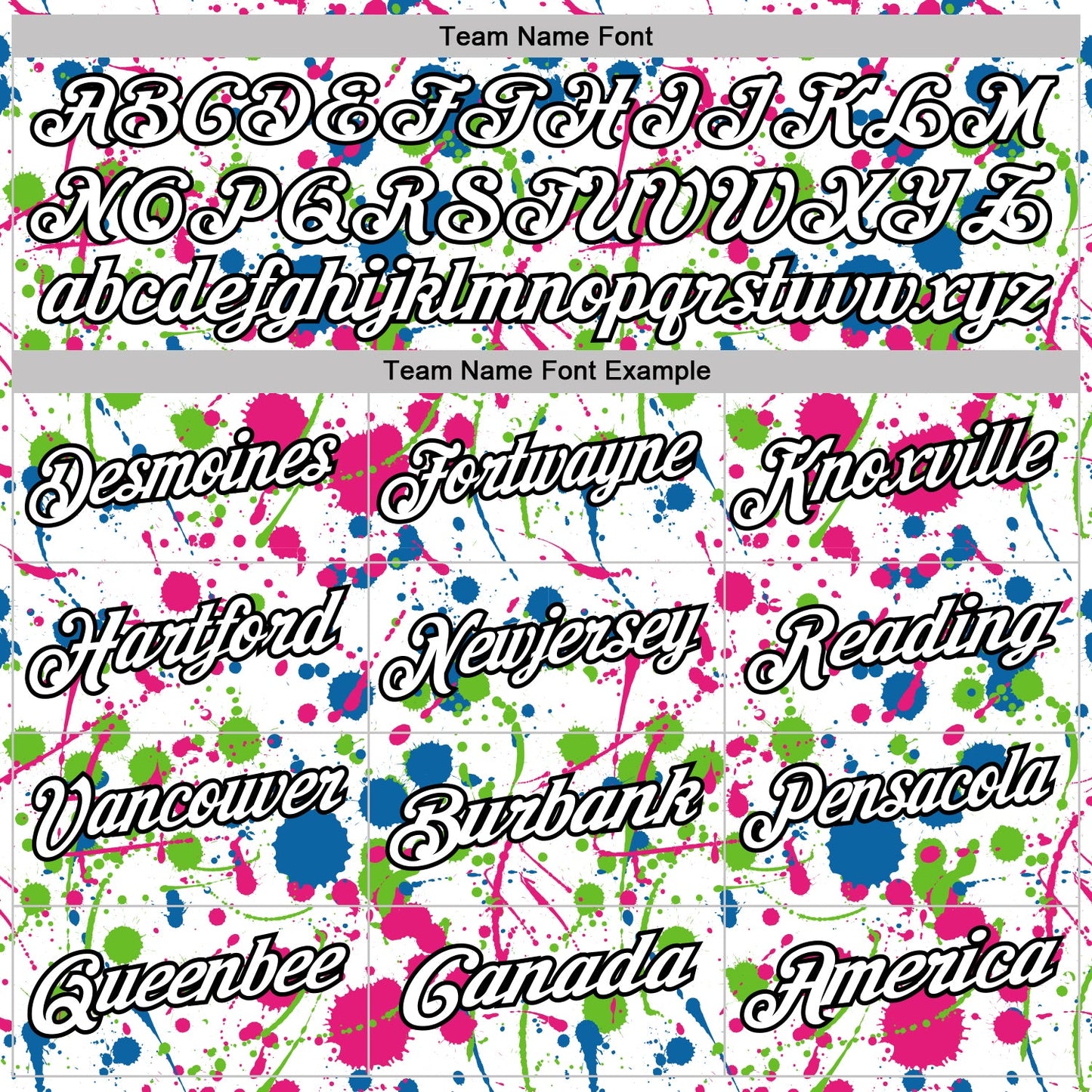 Custom Graffiti Pattern White Blue Hot Pink Aurora Green-Black Vibrant Multi-Color Abstract Splatter Performance Polo Shirt
