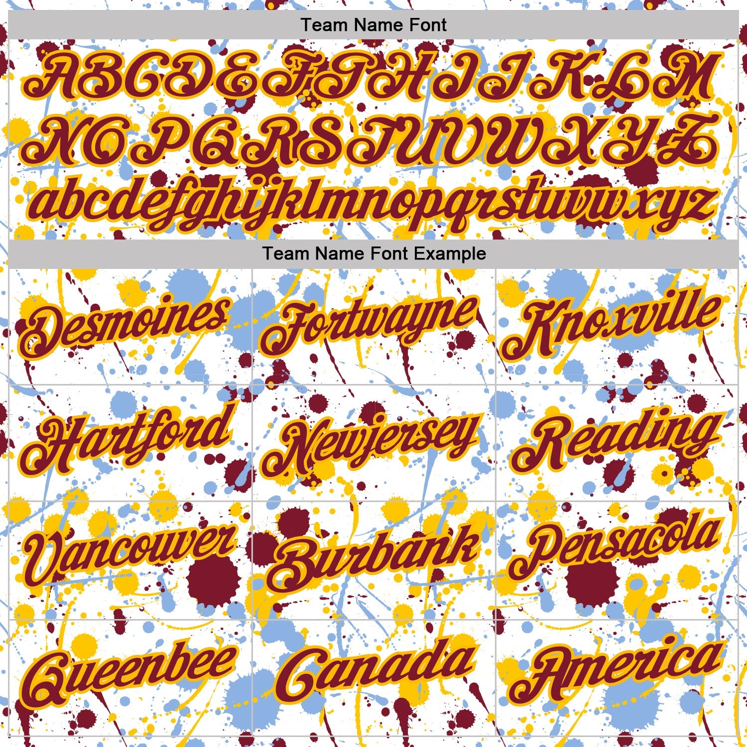 Custom Graffiti Pattern Crimson White Light Blue-Yellow Vibrant Multi-Color Abstract Splatter Performance Polo Shirt