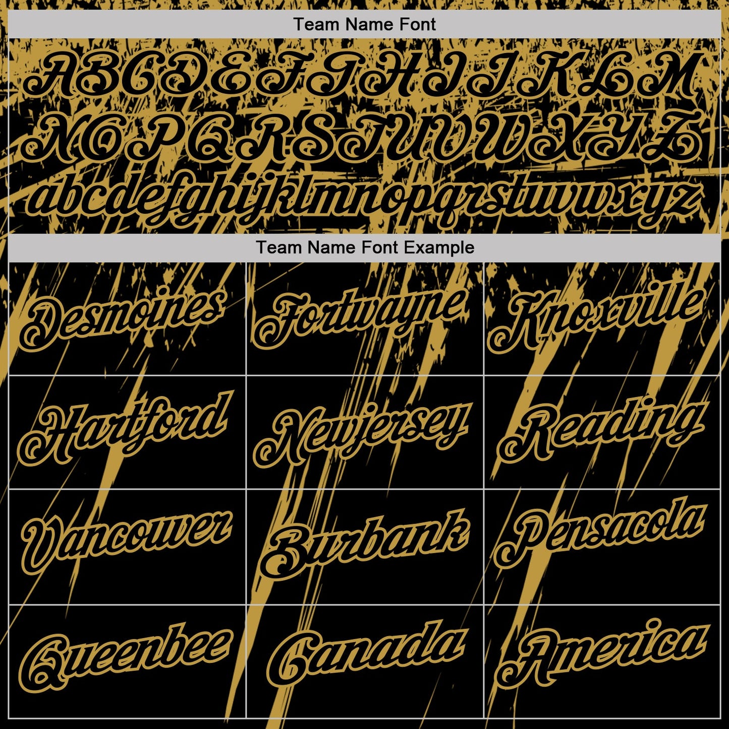 Custom Black-Old Gold Distressed Scratch Brush Stroke Performance Polo Shirt