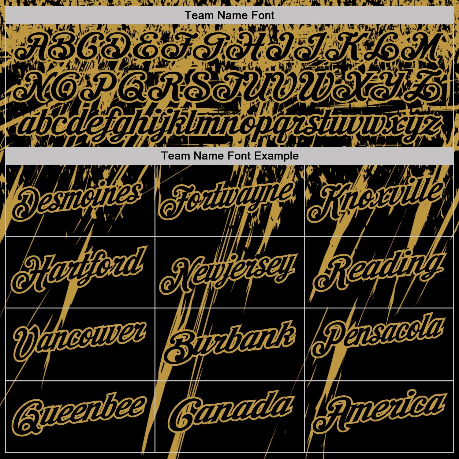 Custom Black-Old Gold Distressed Scratch Brush Stroke Performance Polo Shirt