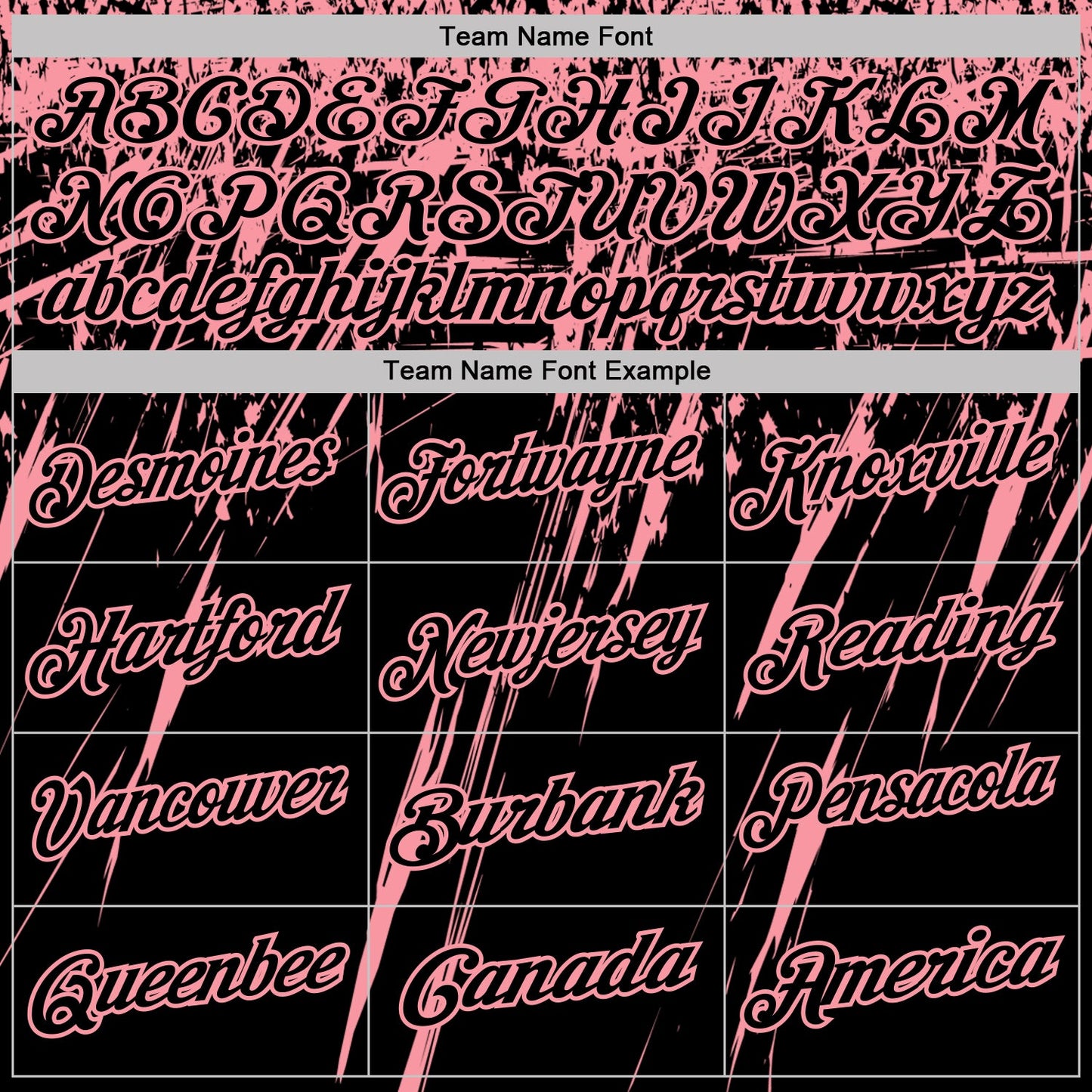 Custom Black-Medium Pink Distressed Scratch Brush Stroke Performance Polo Shirt