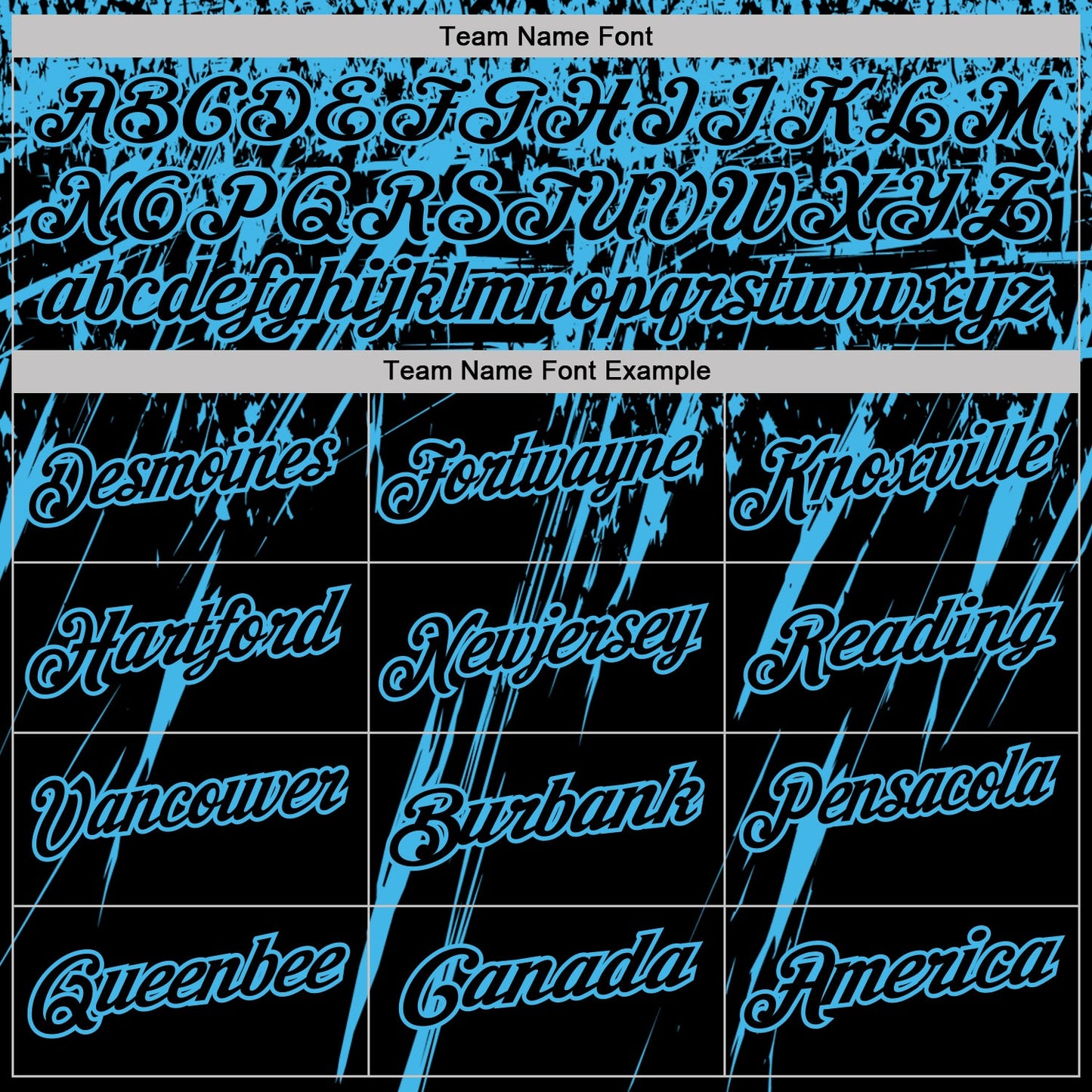 Custom Black-Sky Blue Distressed Scratch Brush Stroke Performance Polo Shirt