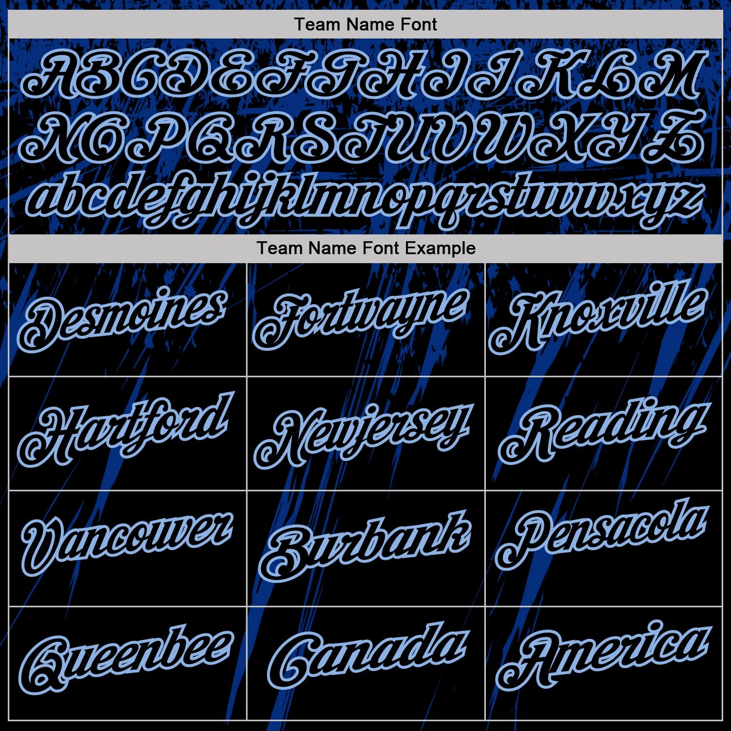 Custom Black Royal-Light Blue Distressed Scratch Brush Stroke Performance Polo Shirt