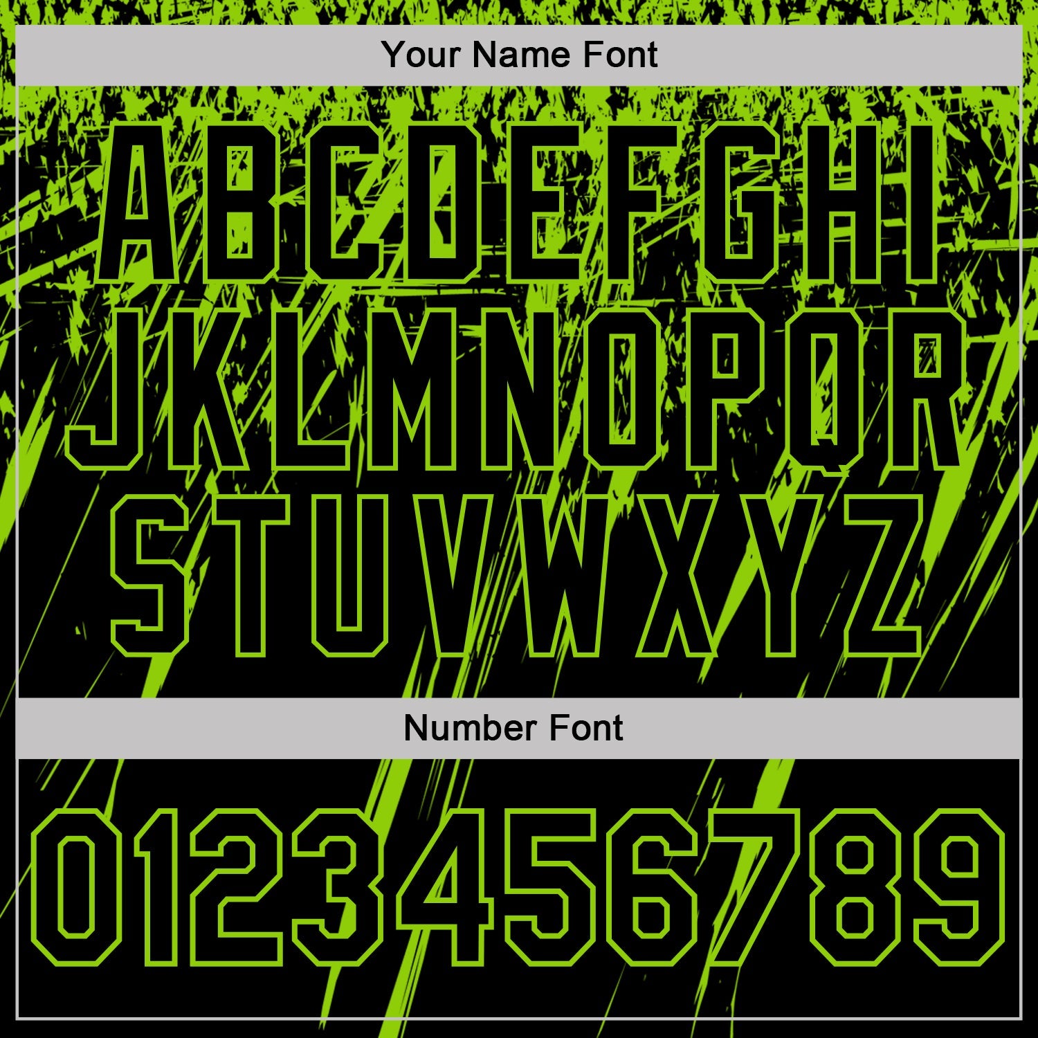 Custom Black-Neon Green Distressed Scratch Brush Stroke Performance Polo Shirt