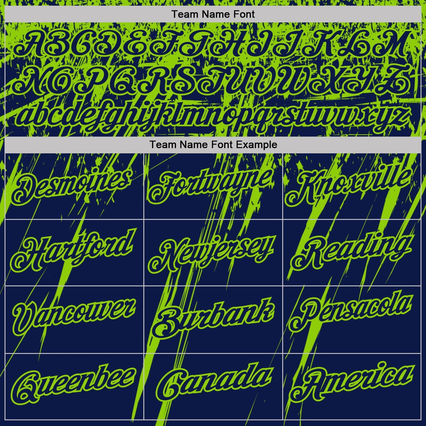 Custom Navy-Neon Green Distressed Scratch Brush Stroke Performance Polo Shirt