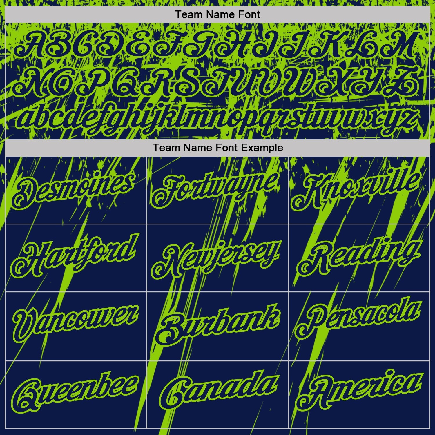 Custom Navy-Neon Green Distressed Scratch Brush Stroke Performance Polo Shirt