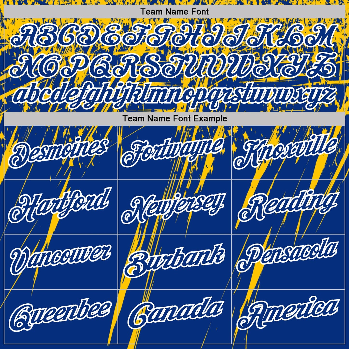 Custom Royal Yellow-White Distressed Scratch Brush Stroke Performance Polo Shirt