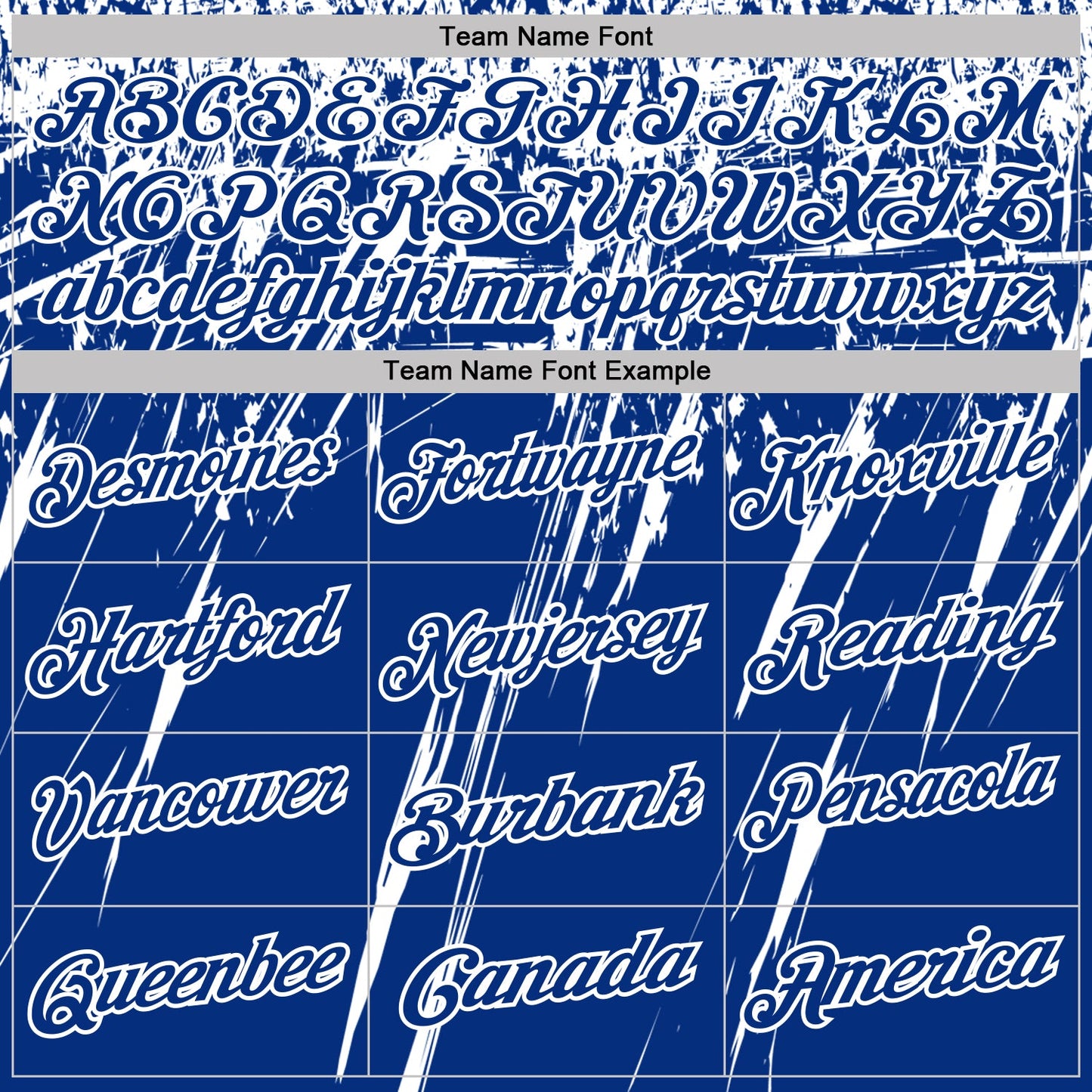 Custom Royal-White Distressed Scratch Brush Stroke Performance Polo Shirt