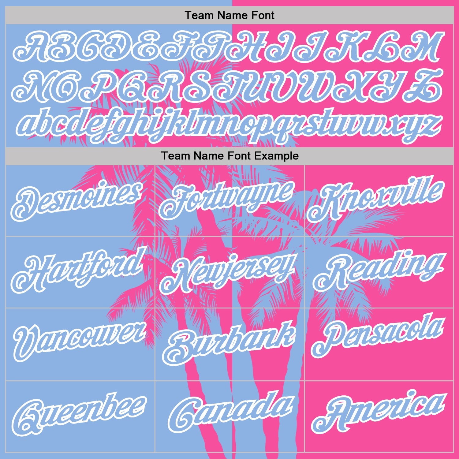Custom Pink Light Blue-White Hawaii Tropical Coastal Palm Trees Performance Polo Shirt
