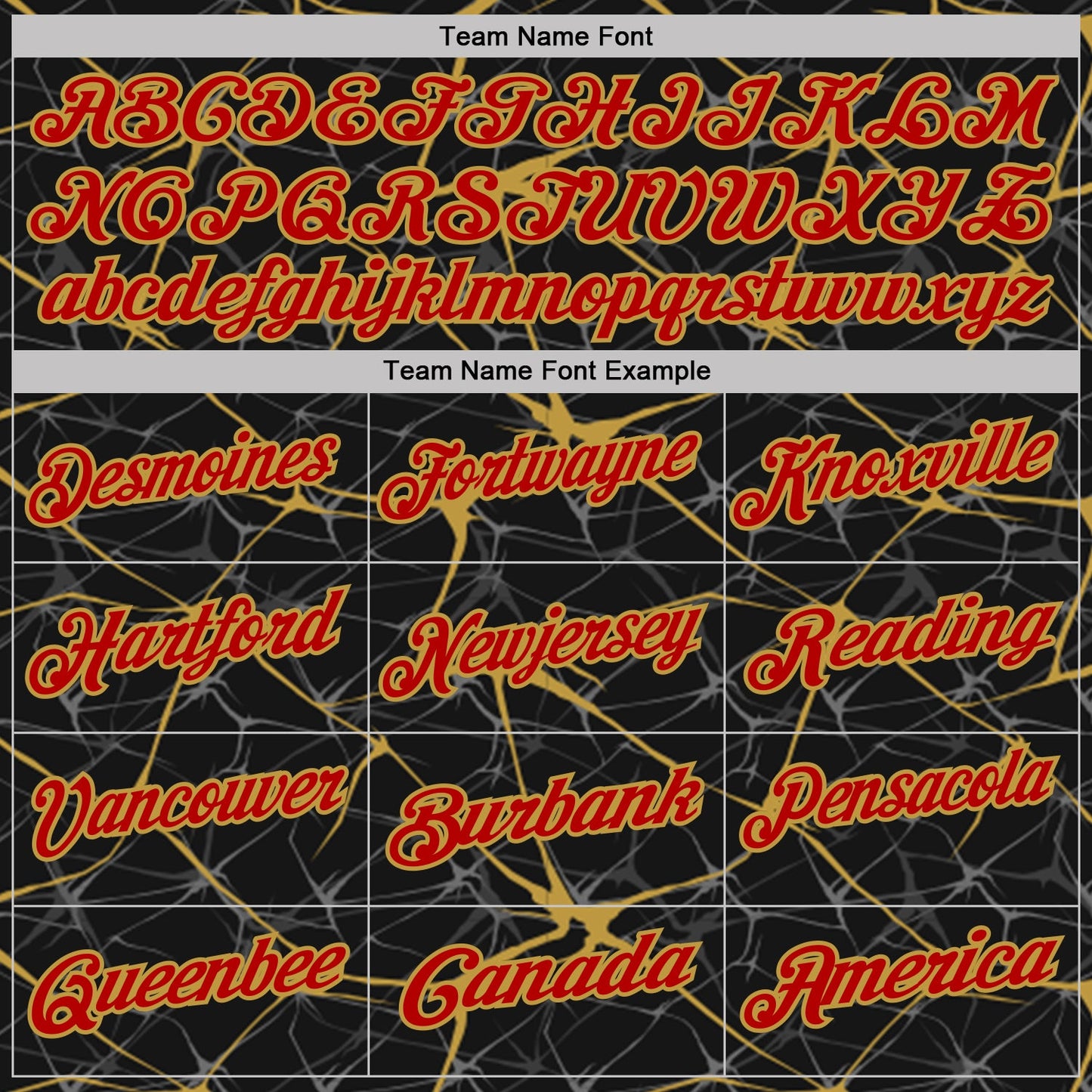 Custom Black Red-Old Gold 3D Pattern Abstract Network Crackle Performance Polo Shirt