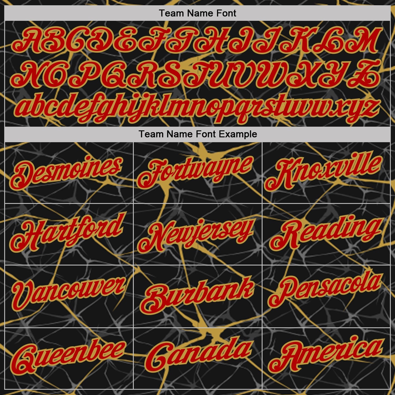Custom Black Red-Old Gold 3D Pattern Abstract Network Crackle Performance Polo Shirt