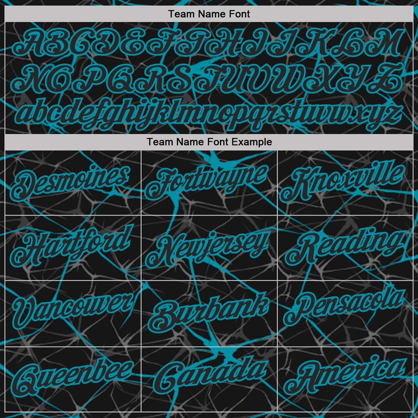 Custom Black-Teal 3D Pattern Abstract Network Crackle Performance Polo Shirt
