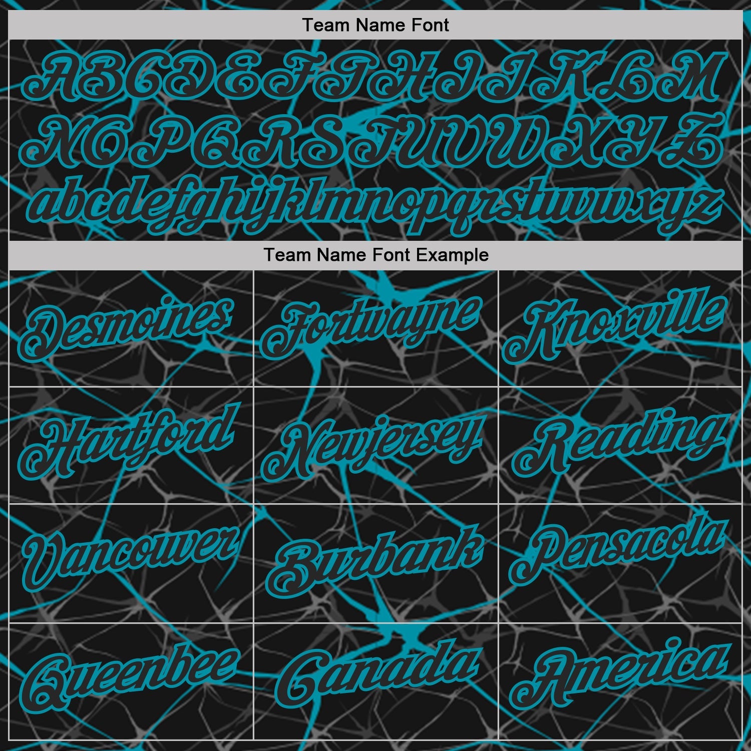 Custom Black-Teal 3D Pattern Abstract Network Crackle Performance Polo Shirt