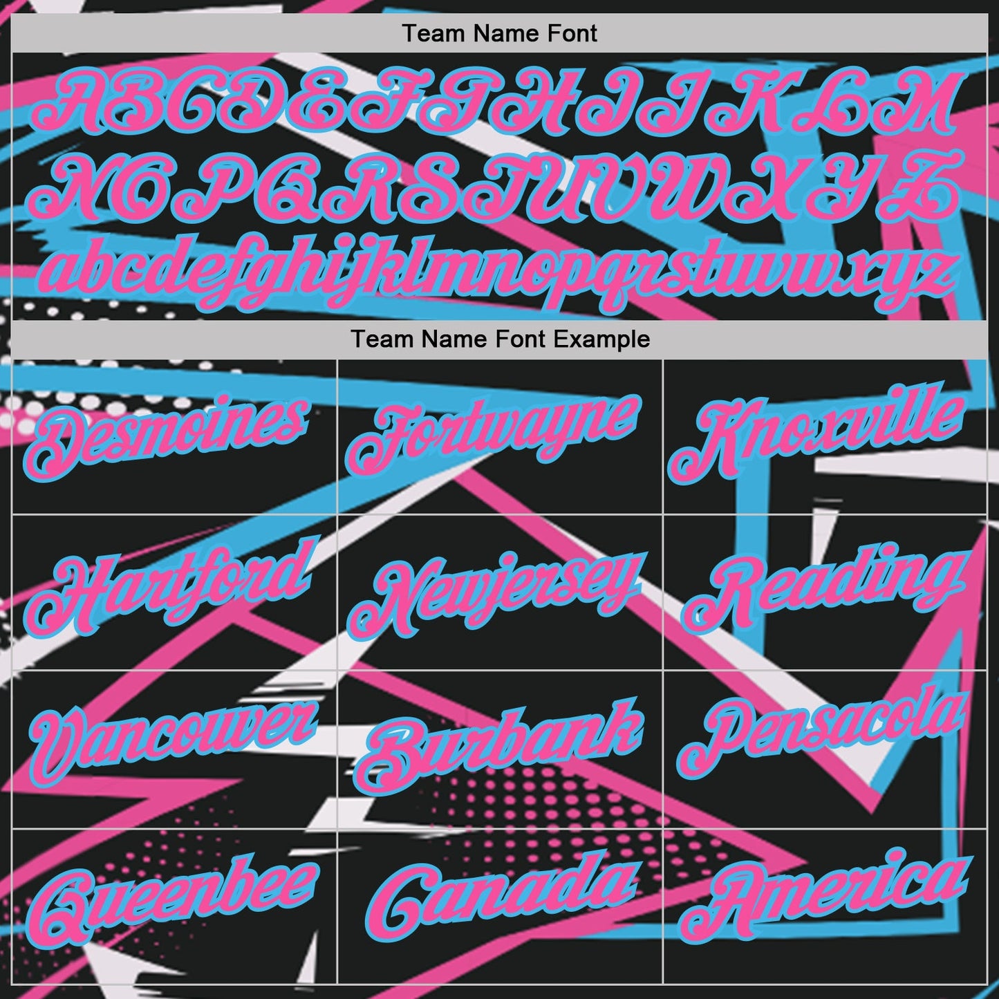 Custom Black Pink-Sky Blue Dynamic Geometric Shard Performance Polo Shirt