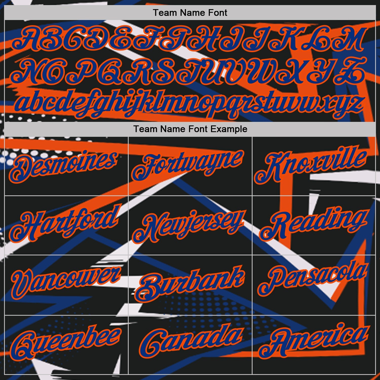Custom Black Royal-Orange Dynamic Geometric Shard Performance Polo Shirt