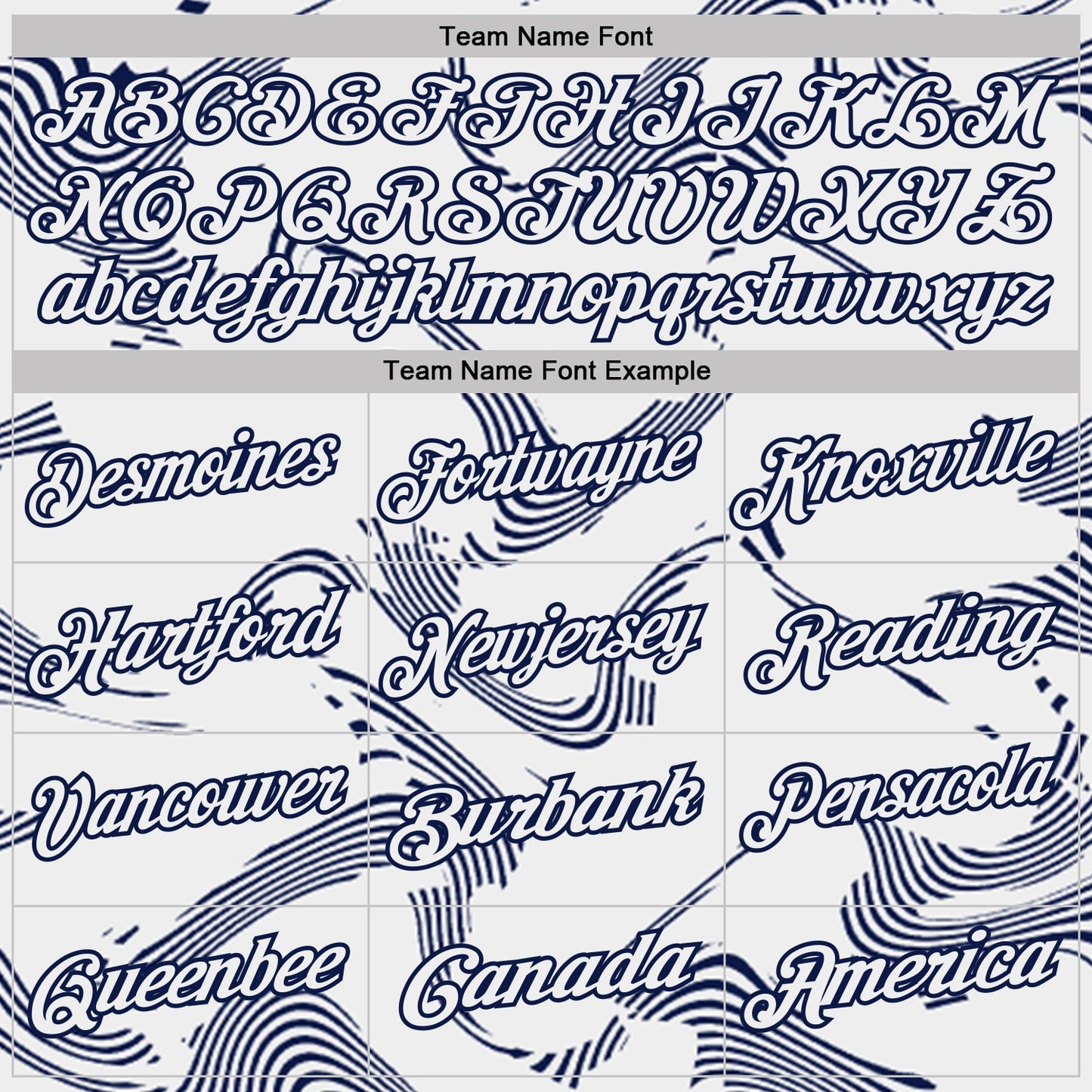 Custom White-Navy 3D Pattern Abstract Fluid Swirl Line Performance Polo Shirt