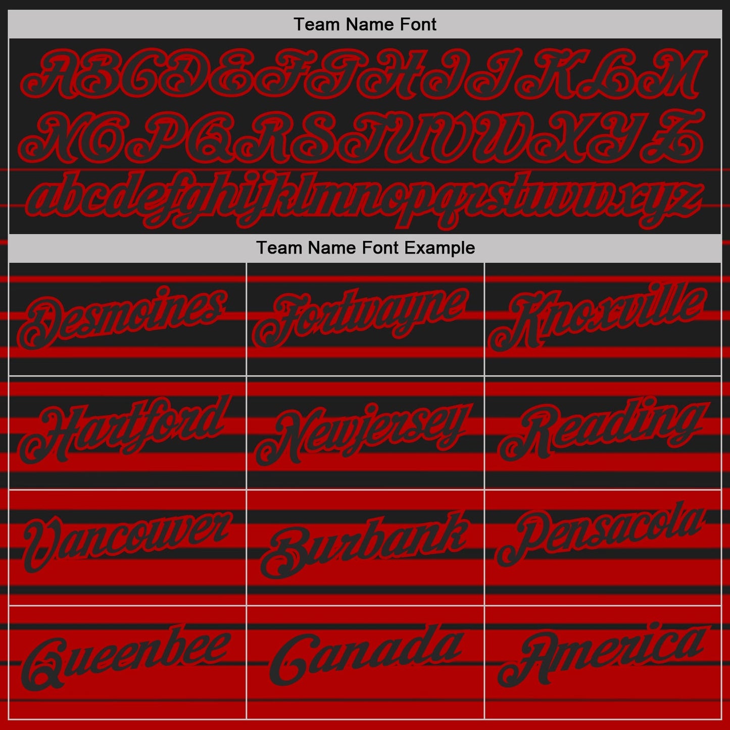 Custom Black-Red Horizontal Gradient Stripe Performance Polo Shirt
