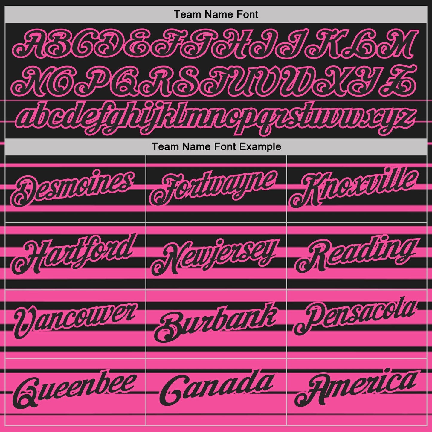 Custom Black-Pink Horizontal Gradient Stripe Performance Polo Shirt