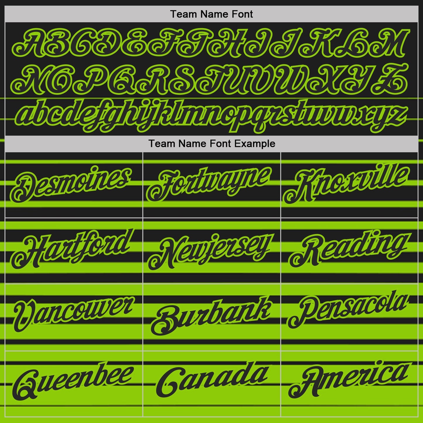 Custom Black-Neon Green Horizontal Gradient Stripe Performance Polo Shirt