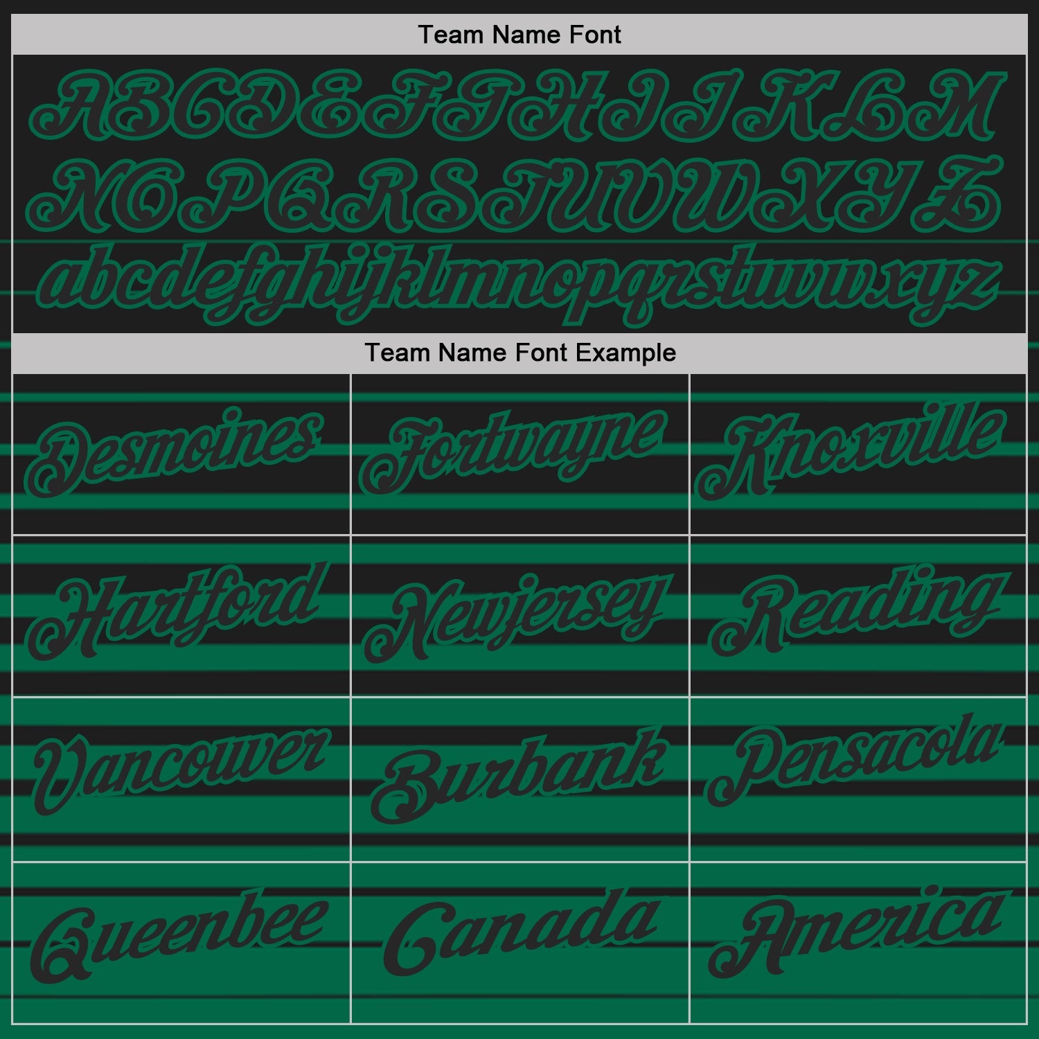 Custom Black-Kelly Green Horizontal Gradient Stripe Performance Polo Shirt