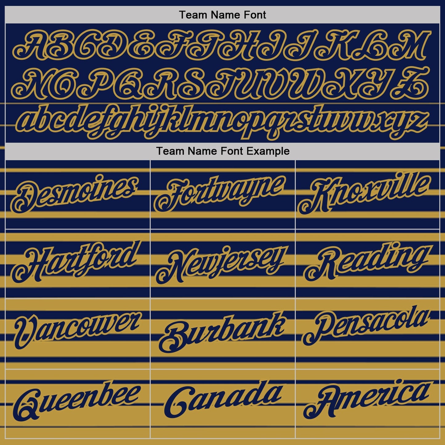 Custom Navy-Old Gold Horizontal Gradient Stripe Performance Polo Shirt