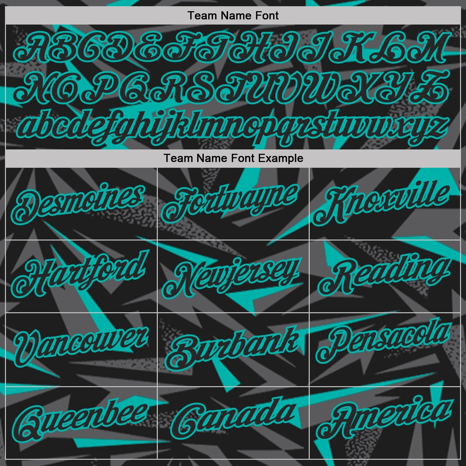 Custom Black Steel Gray-Aqua Cyber Mecha E-sport Geometric Shards Spike Performance Polo Shirt