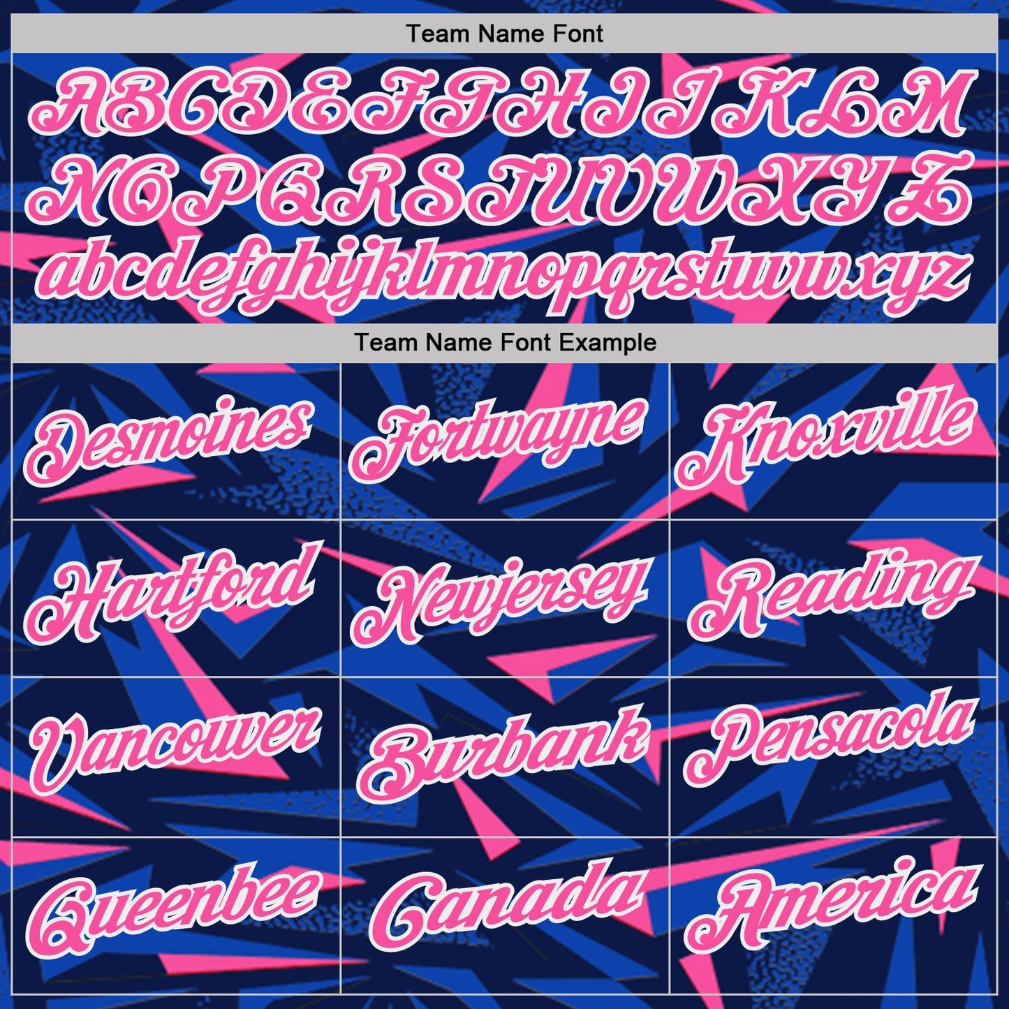 Custom Navy Pink Thunder Blue-White Cyber Mecha E-sport Geometric Shards Spike Performance Polo Shirt