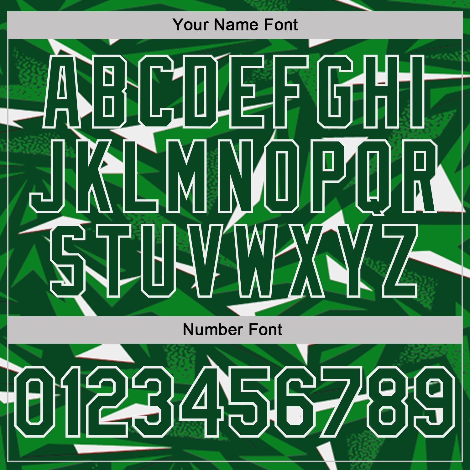 Custom Green Grass Green-White Cyber Mecha E-sport Geometric Shards Spike Performance Polo Shirt